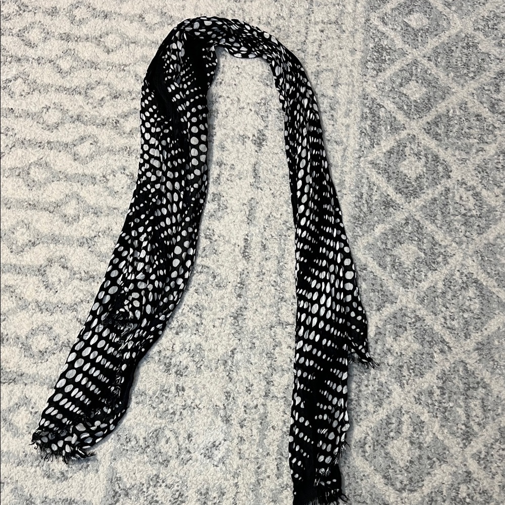 Express Monochrome Dot Pattern Scarf - image 1
